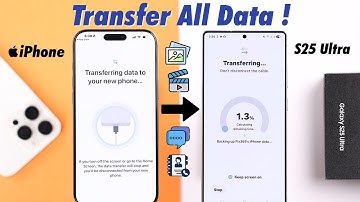 How To Transfer All Data from iPhone to New Samsung Galaxy S25 Ultra/S25+!