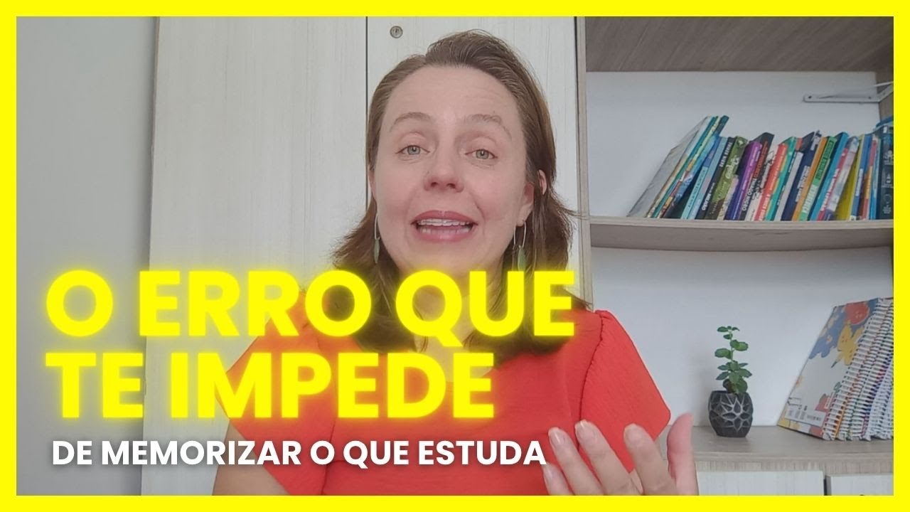 O erro que te impede de memorizar o que estuda - YouTube