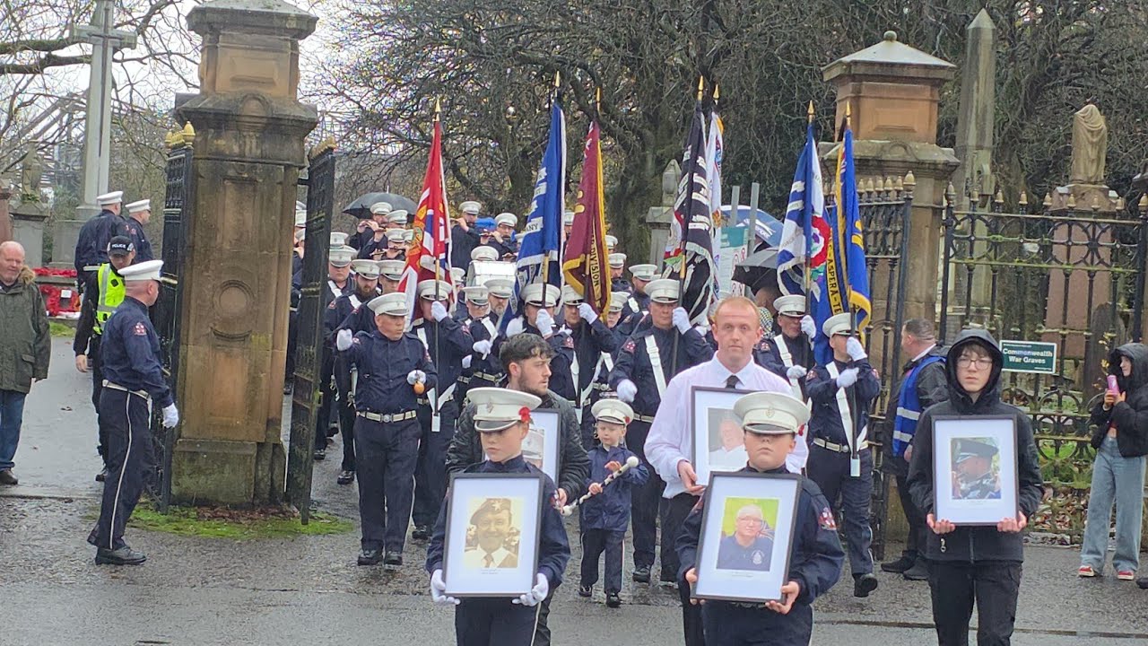 Camlachie Loyal Star Flute Band - Annual Remembrance parade 9thNov 2025