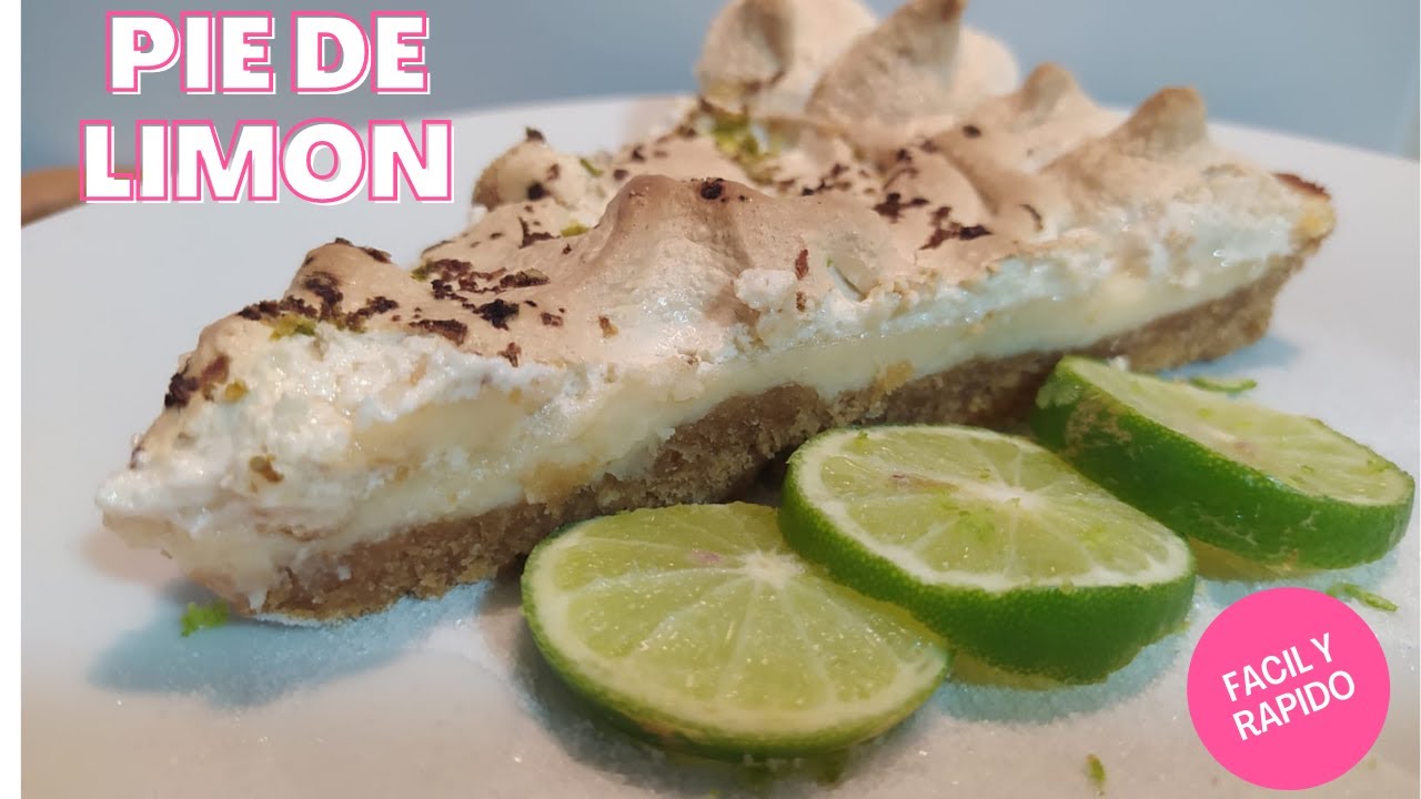 PIE DE LIMON FACIL Y RAPIDO YouTube