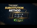 Substitution Method Class 10 Maths 🔥 | Pair of Linear Equations in 1 Variable (Easy Tricks)