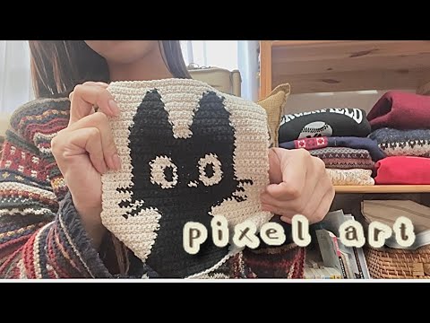 Crochet] How to Crochet Pixel Art - YouTube