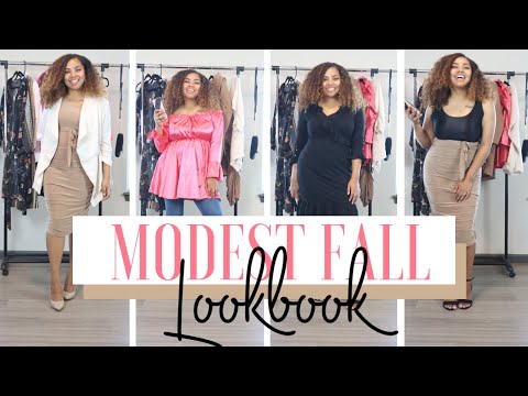 2019 Modest Fall Lookbook | 8 Ways to Cover Up & Still Look Cute | Modest Fashion