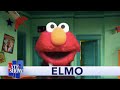 Elmo Promises He's Not Copying Stephen Colbert With His New Late Night Talk Show