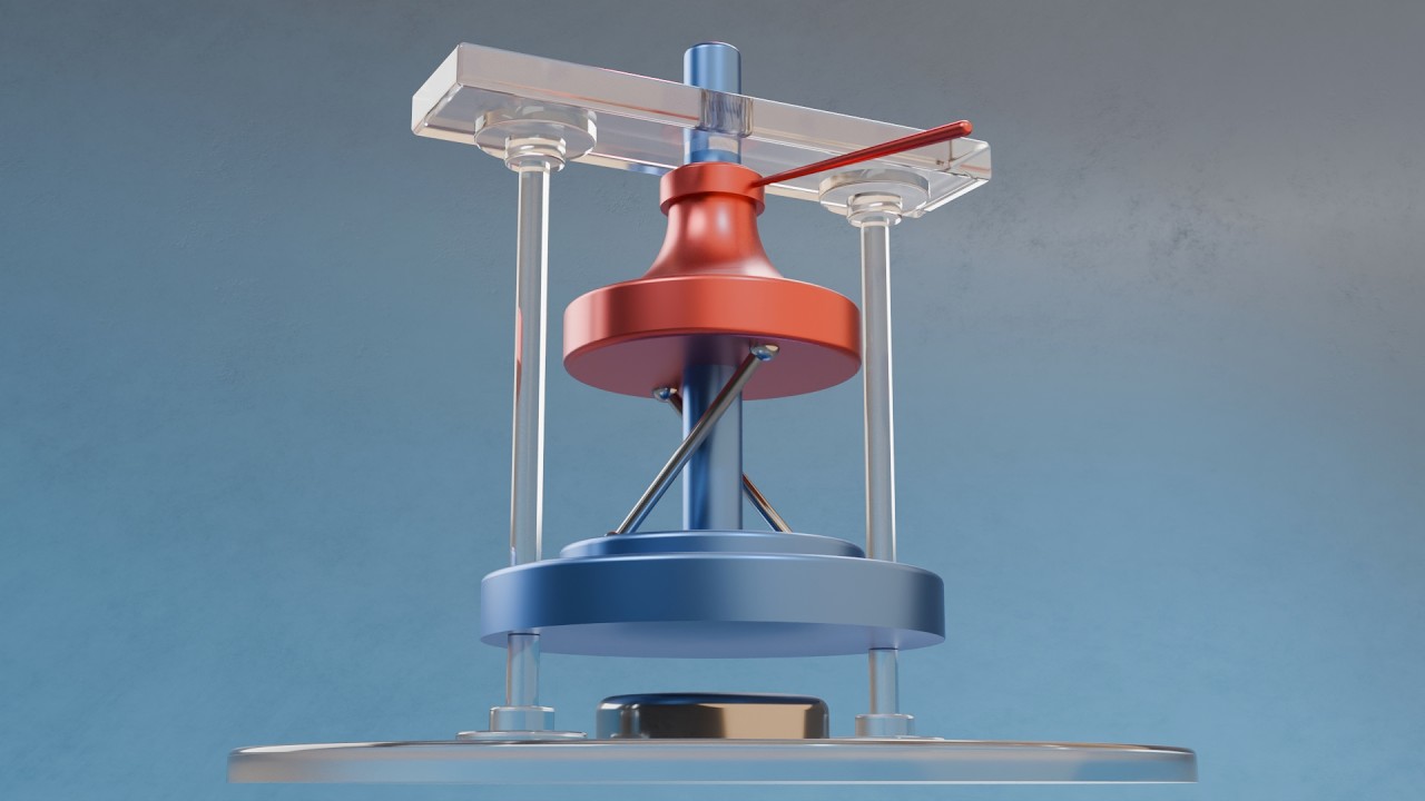 #132 Oblique Bar Toggle Press Platen Drive – 507 Mechanical Movements 3D Animation