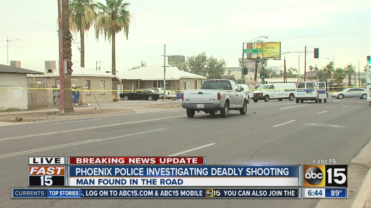 Officials investigating deadly shooting in south Phoenix - YouTube