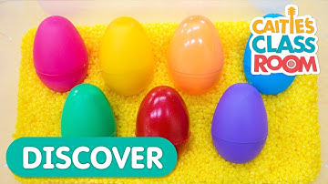Learn Colors with Surprise Eggs | Caitie