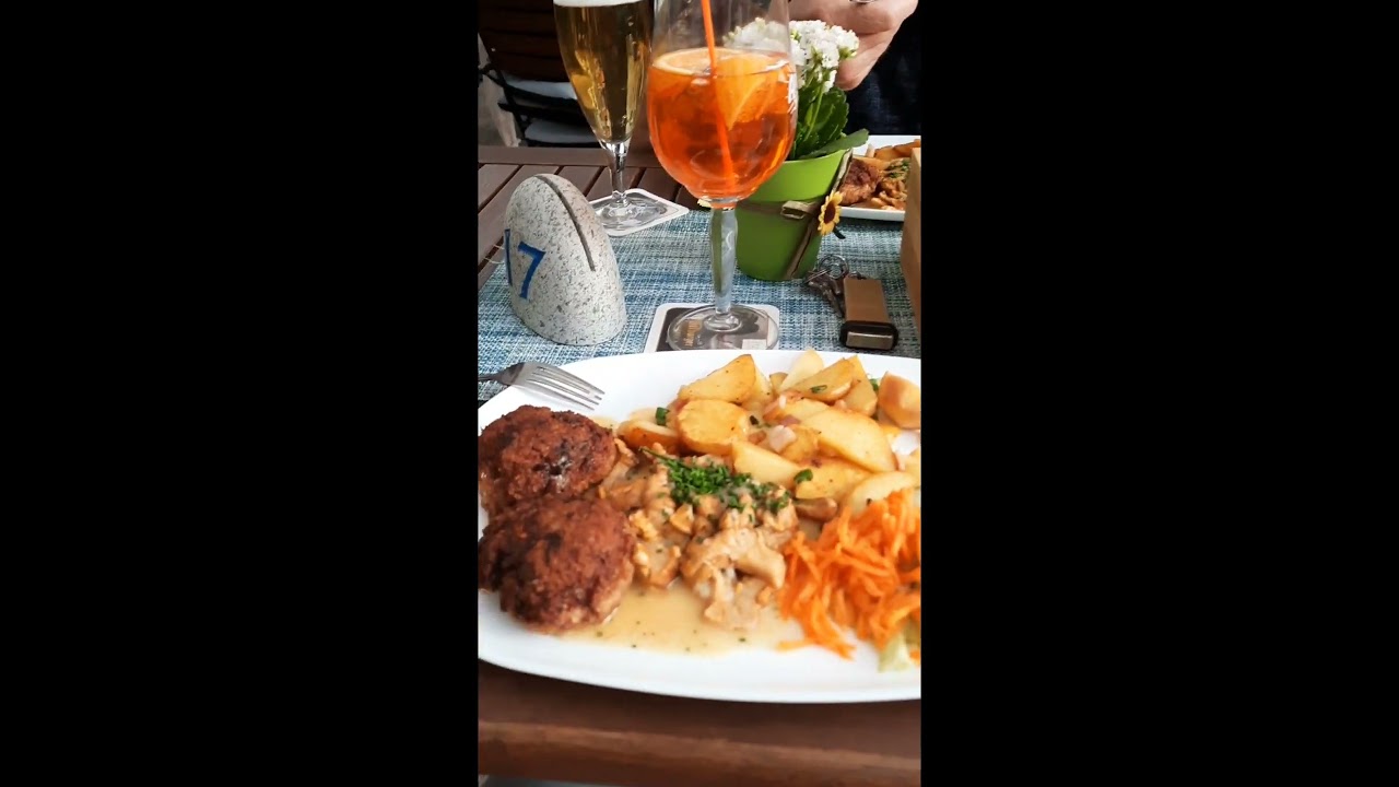 Abendessen in der Pension