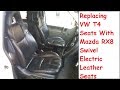 Swap VW T4 Seats For Mazda RX8 Electric Heated Leather Swivel Base Seats