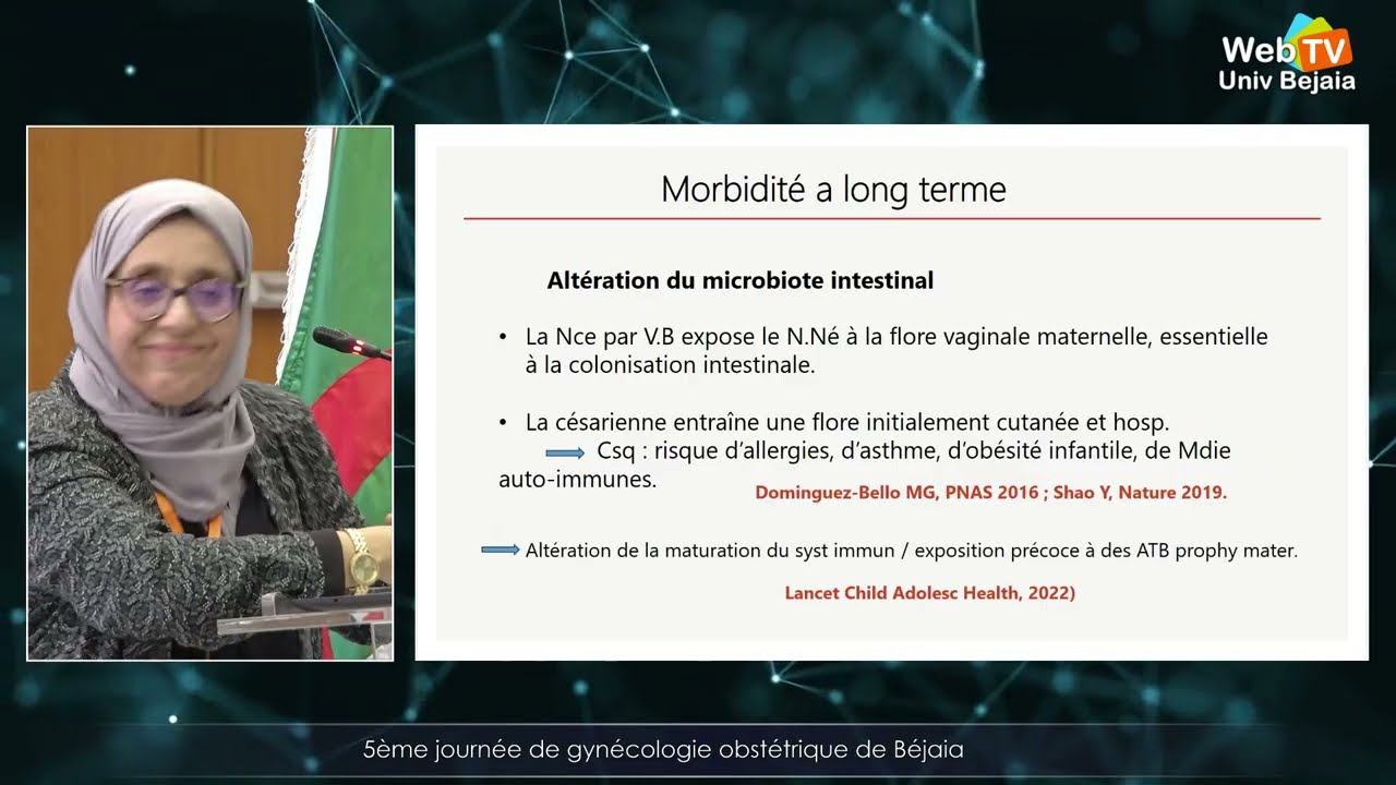 Conférence du Pr Manseur F. EHS Belfort ALGER, thème: 