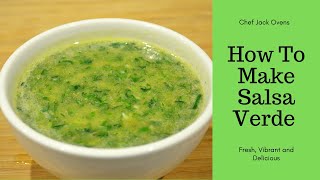 Salsa verde | how to make