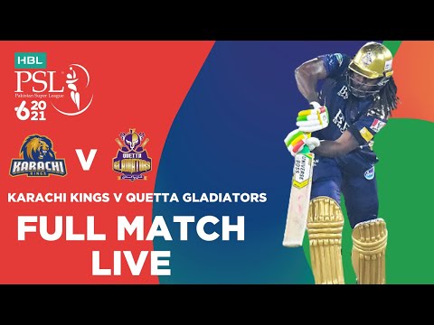 LIVE REPLAY – Karachi Kings Vs Quetta Gladiators | Match 1 | HBL PSL 6