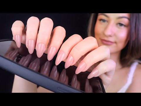 ASMR Tapping For Tingles/Sleep 😴 (Long Nails & No Talking)
