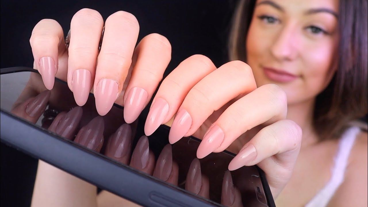 ASMR Tapping For Tingles/Sleep 😴 (Long Nails & No Talking)