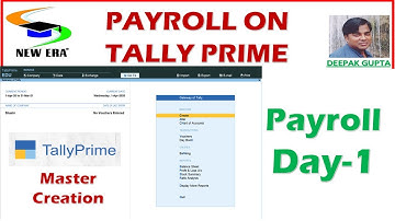 Payroll on Tally Prime Day-1 By Deepak Gupta
