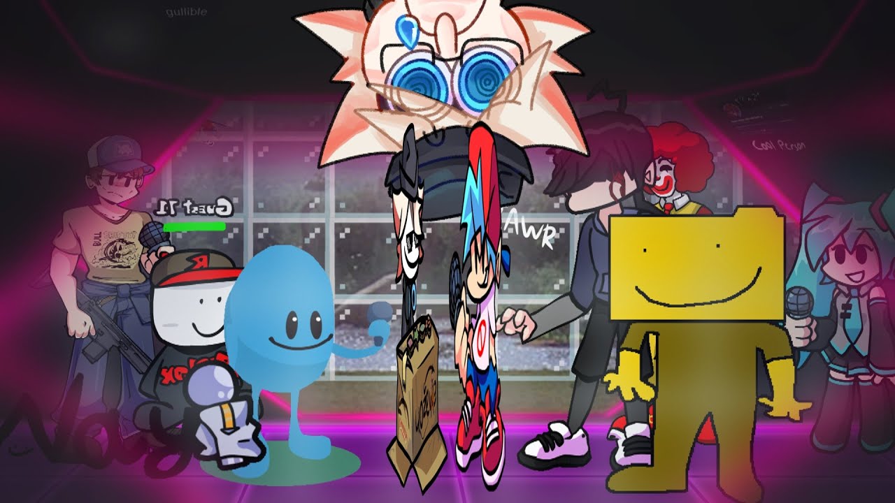 FNF' Tomato Town, but every turn, another character sings it. YouTube