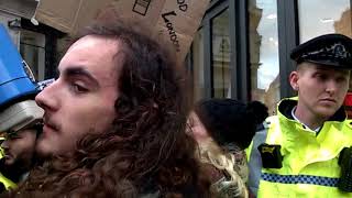 Protest against Canada Goose London 11/11/2017 #CanadaGoose