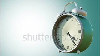 3d Clock Loop – 4K – Loop - 3d render