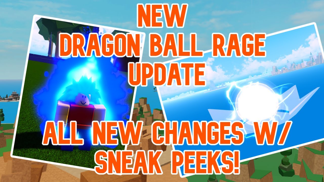 NEW Dragon Ball Rage Update w/ Sneak Peeks and Info - YouTube