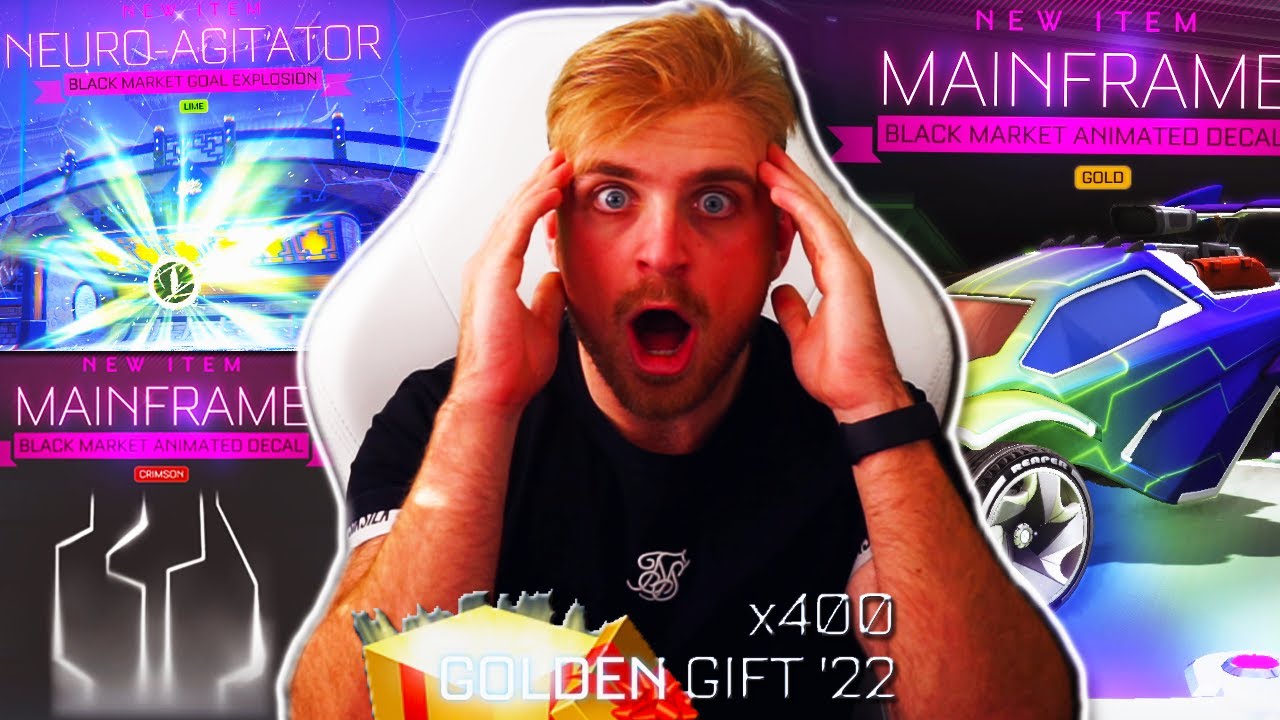 The MOST Mainframes I have Gotten in a Golden Gift 22 Opening! | MY BIGGEST OPENING IN ROCKET LEAGUE