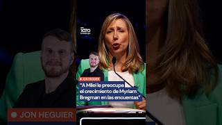 BOMBA DE HEGUIER: "A Milei le preocupa el crecimiento de Myriam Bregman en las encuestas"