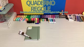 Il QUADERNO delle REGOLE ispirato al film Scuola Media: gli anni peggiori della mia vita