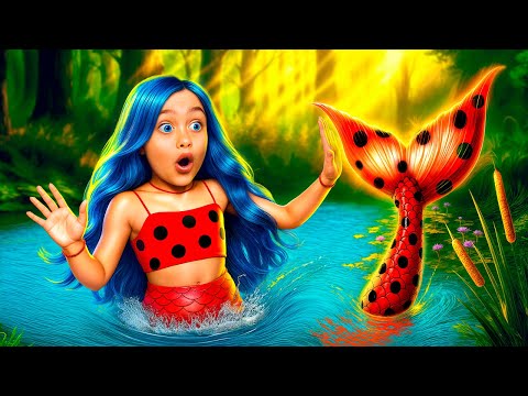 From Ladybug to Mermaid in Prison! A Fun Makeover: Miraculous Ladybug in Real Life!
