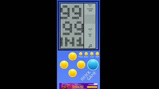 Bermain Tetris jadul seperti era 90'an Android Brick Game screenshot 2