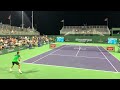 Marcos Giron: point of the match vs Krajinovic (Court Level ATP Match)