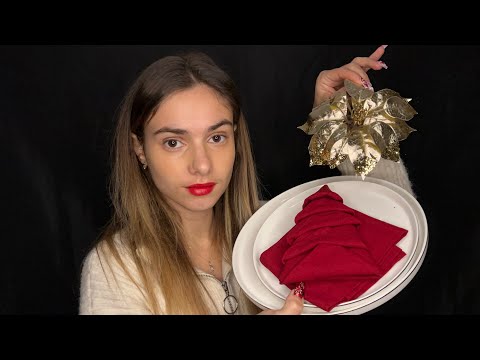 [ASMR FR] CHRISTMAS - MA TABLE DE NOËL