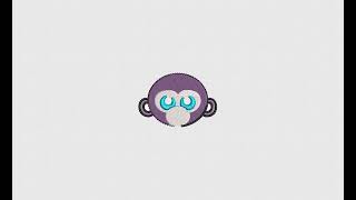 Fancy Monkey Face Embroidery Design | Animal Embroidery File | DigitEMB