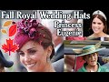 Shocking hats royal wedding princess eugenie  tips for fall hat wearing  autumn wedding millinery