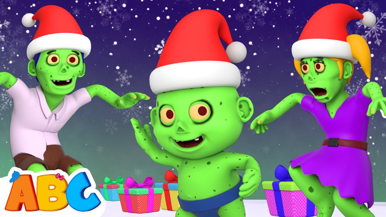 Spooky Merry Christmas With Zombie Family | Christmas Songs For Kids | All Babies Channel