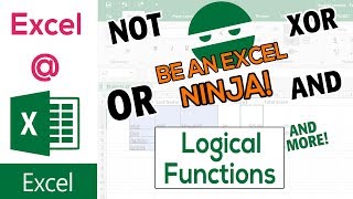Excel at Excel | Tutorial 13: Logical Functions | Excel Level 1 Video || MS Excel Tutorials