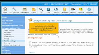 How to manage the Raw Access Logs in cPanel