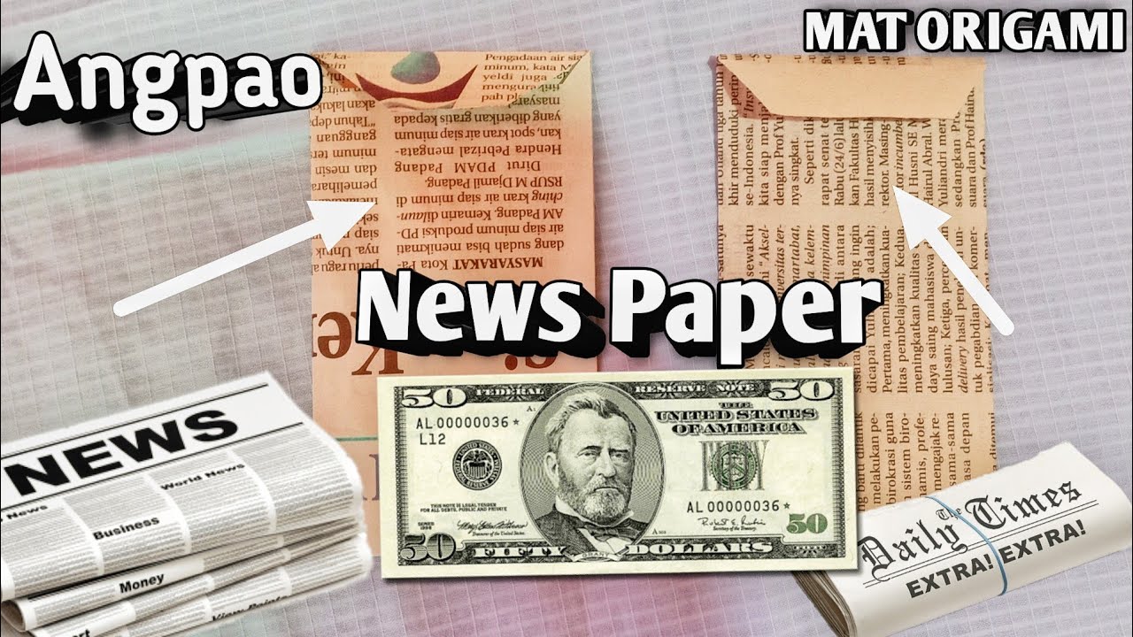 How To Make Newspaper Craft Easy - 