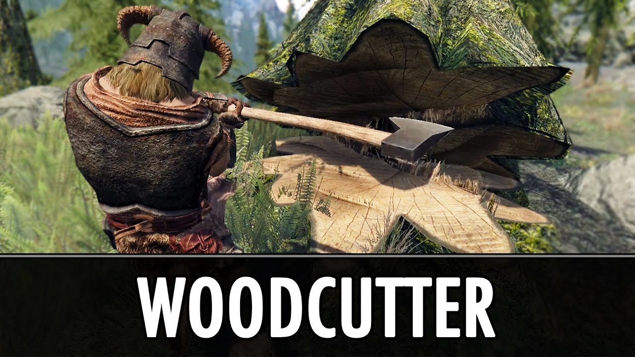 Skyrim Mod Woodcutter Youtube