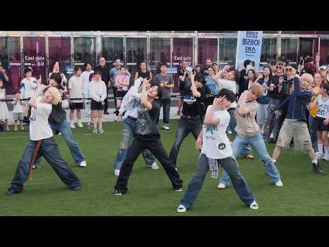 아홉 AHOF 'RUN TO YOU' ①: K-POP 랜덤플레이댄스 버스킹 PlayOn RPD Busking 코엑스 랜플 260711 골든초이스 fancam ChihEn shoes