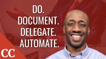 Do. Document. Delegate. Automate