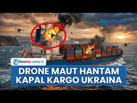Kapal Ukraina Rusak Parah dan Miring di Lepas Pantai Bulgaria akibat Dihantam Drone
