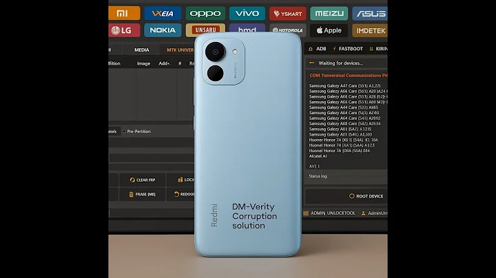 Redmi A1/ A1 Plus DM -Verity Corruption Error Fix by UnlockTool