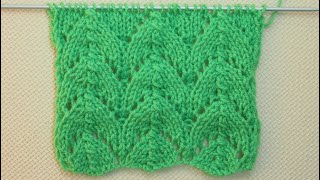 ☑ Простой красивый ажурный узор спицами. Вяжем по схеме Урок 31 Simple openwork pattern spokes ☑ Простой красивый ажурный узор спицами. Вяжем по схеме Урок 31 Simple openwork pattern spokes