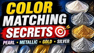 DAY-11 Masterbatch Color Matching: Pearl, Metallic, Gold &amp; Silver Pigments ka Complete Guide #Master
