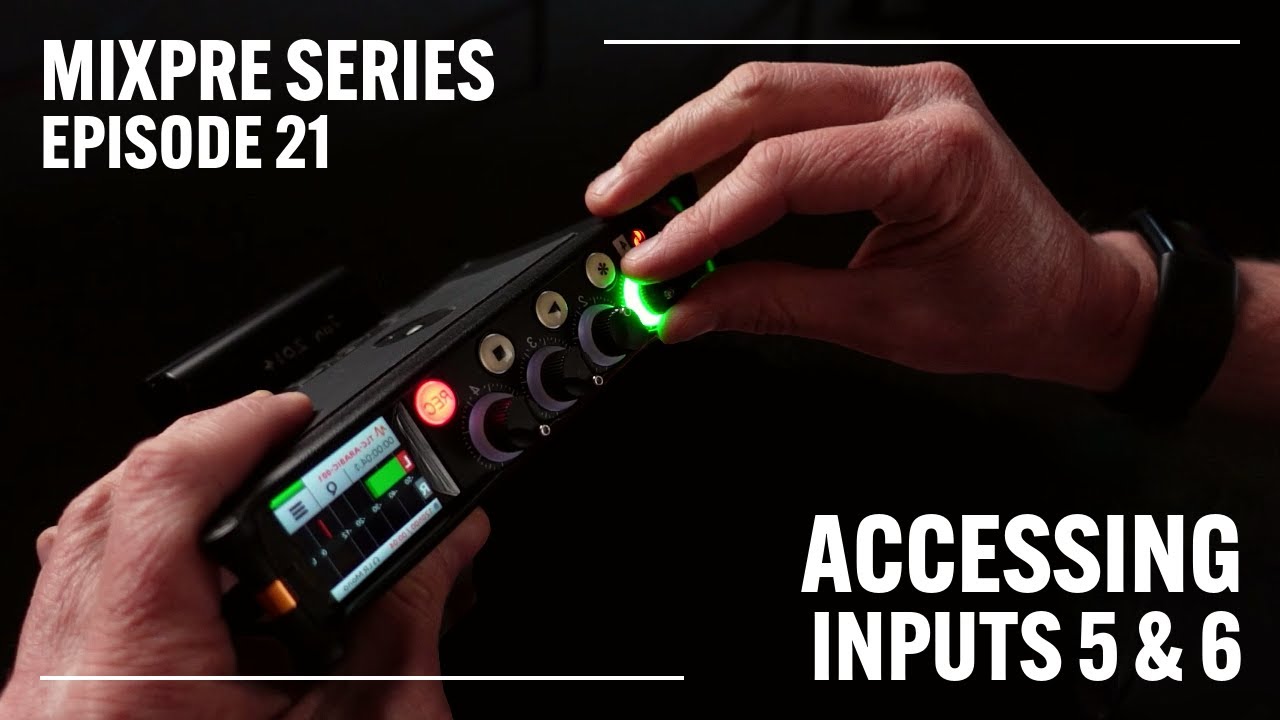 MixPre Series Episode 21 - Accessing Inputs 5 & 6 - YouTube