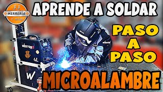 ✅Como APRENDER a SOLDAR ‍Con MICROALAMBRE Para PRINCIPIANTES || TEORÍA y PRÁCTICA BASICA ✅