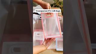 Gift hamper bag. PVC gift hamper , Rakshabandhan bag, trending Transparent hamper  bag, hampers