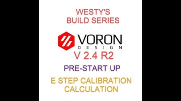 VORON 2 4 R2 EXTRUDER rotational distance calibration