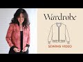 How to sew a bomber jacket sewing tutorial  wardrobe by me