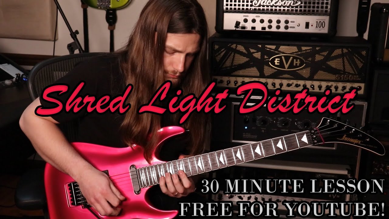 Урок игры на гитаре Shred Light District: «Я возвращаю розовые гитары» + обзор Barrington 882T/C