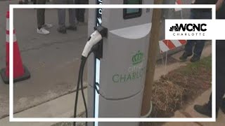 Here's how often the new electric vehicle charging station in Charlotte is being used